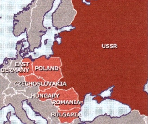  East of Europe that were under Soviet domination were called the Eastern 
